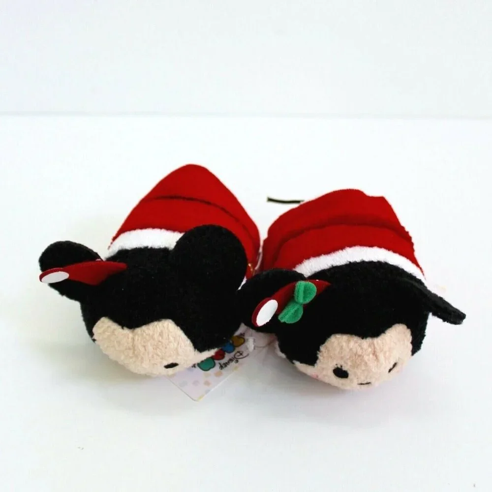 Disney Mini tsum tsum Holiday Mickey Mouse & Minnie Mouse Characters Plush 3.5